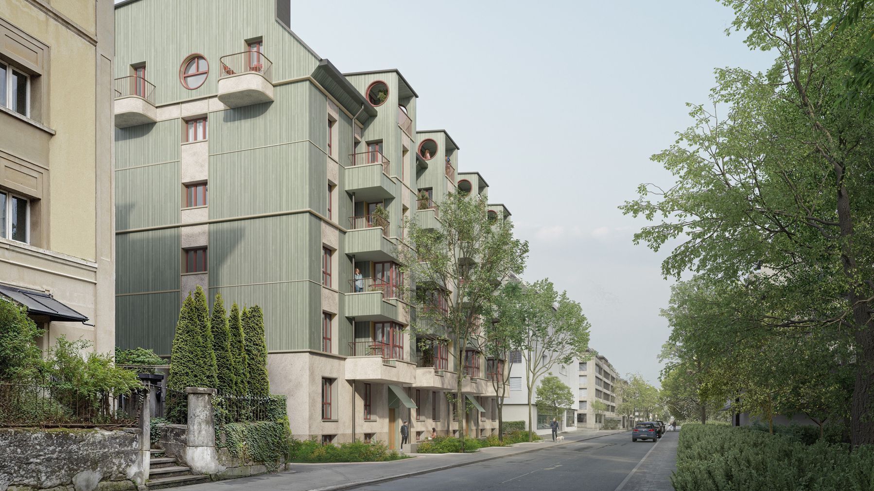 Visualisation du nouveau bâtiment de remplacement dans la Zähringerstrasse à Berne