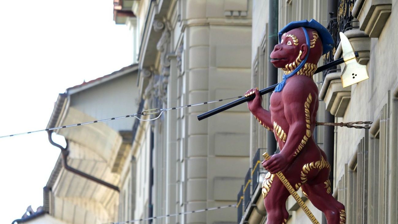 Statue Zunftgesellschaft zum Affen