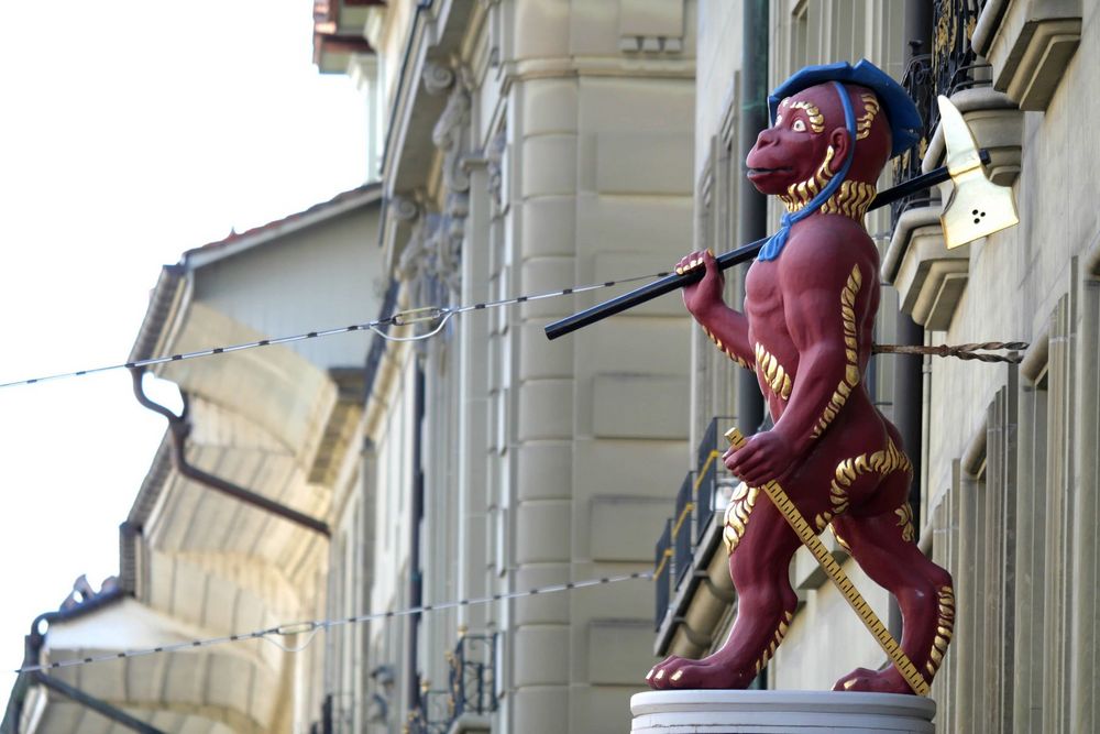 Zunftsymbol der Zunftgesellschaft zum Affen