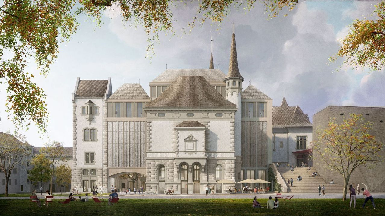 Südfassade aus der Sicht des Museumsquartiers Bern. ©Nightnurse Images AG, Zürich