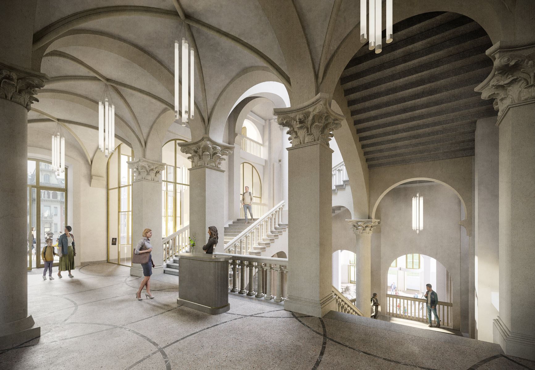 Neue Eingangshalle des Bernischen Historischen Museums